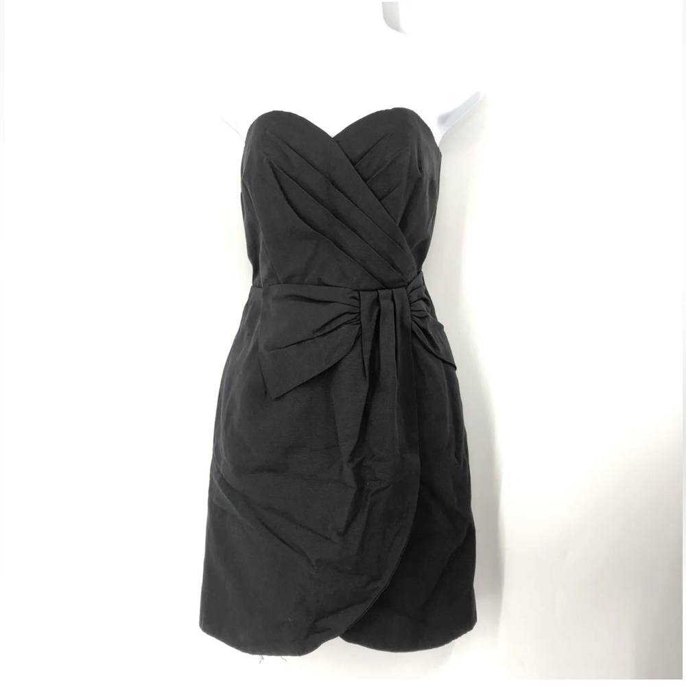 H&M Strapless Black Mini Dress